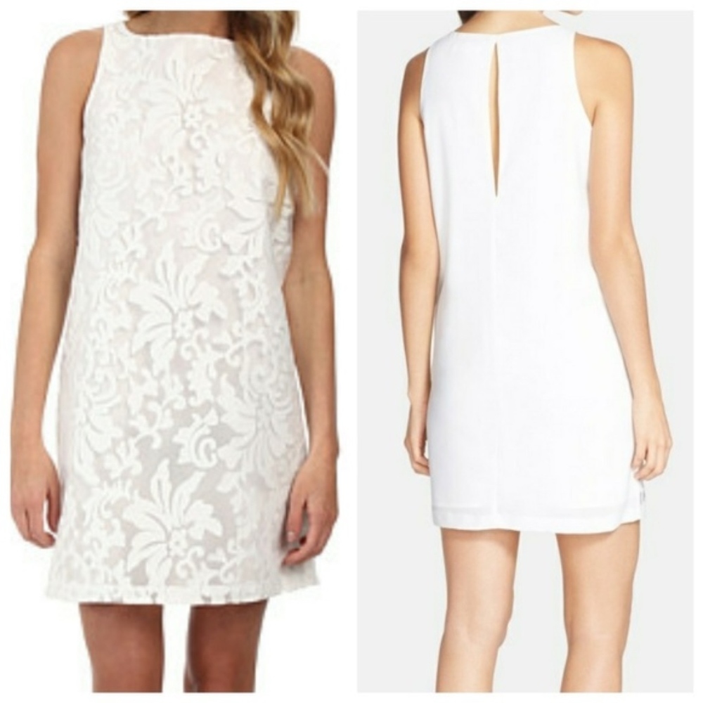 BB Dakota White Wilona Dress